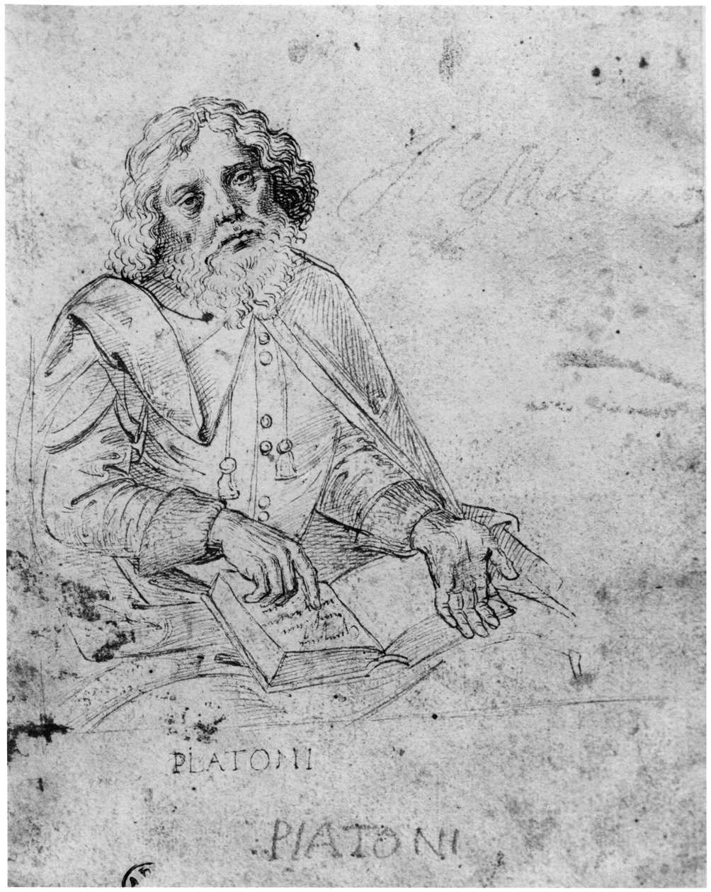 Portret Platona (429-347 pne) autorstwa Raffaello Sanzio Raphael