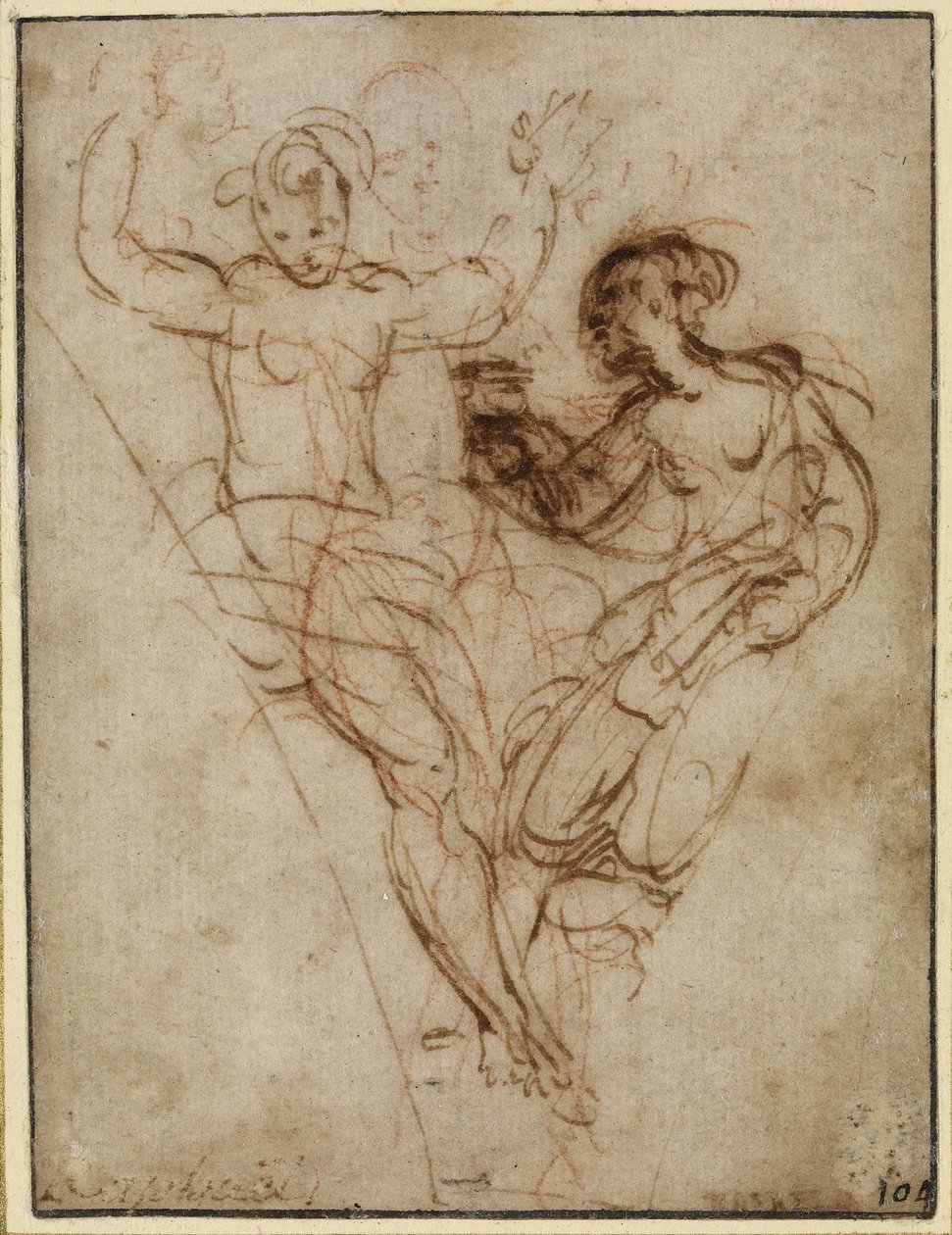 Psyche przedstawiająca Wenus Wazę Prozerpiny, WA1846.286 autorstwa Raffaello Sanzio Raphael