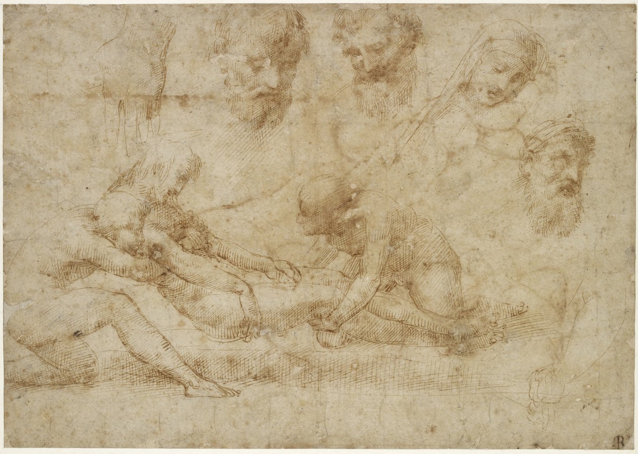 Studia dla osadzania, WA1846.172 autorstwa Raffaello Sanzio Raphael