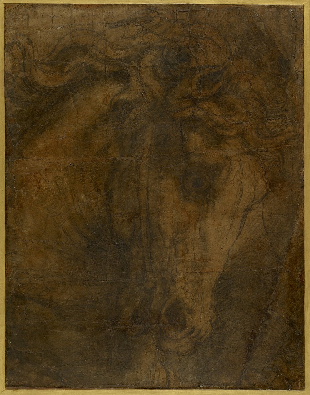Głowa konia, WA1846.197 autorstwa Raffaello Sanzio Raphael