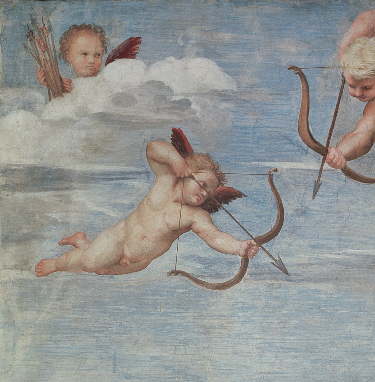 Triumf Galatei, 1512-14 autorstwa Raffaello Sanzio Raphael