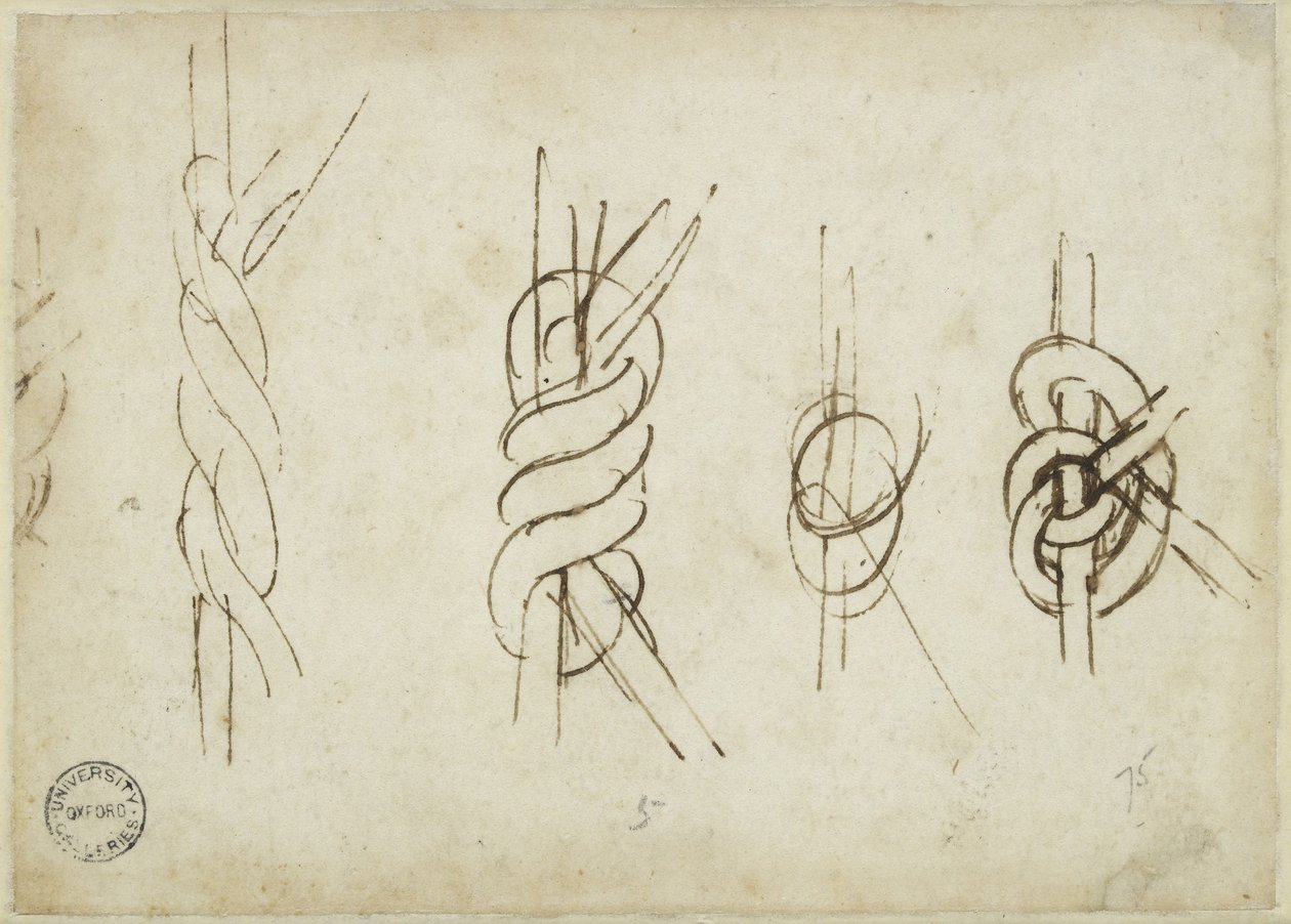 Verso: Pięć szkiców pasków, WA1846.196 autorstwa Raffaello Sanzio Raphael