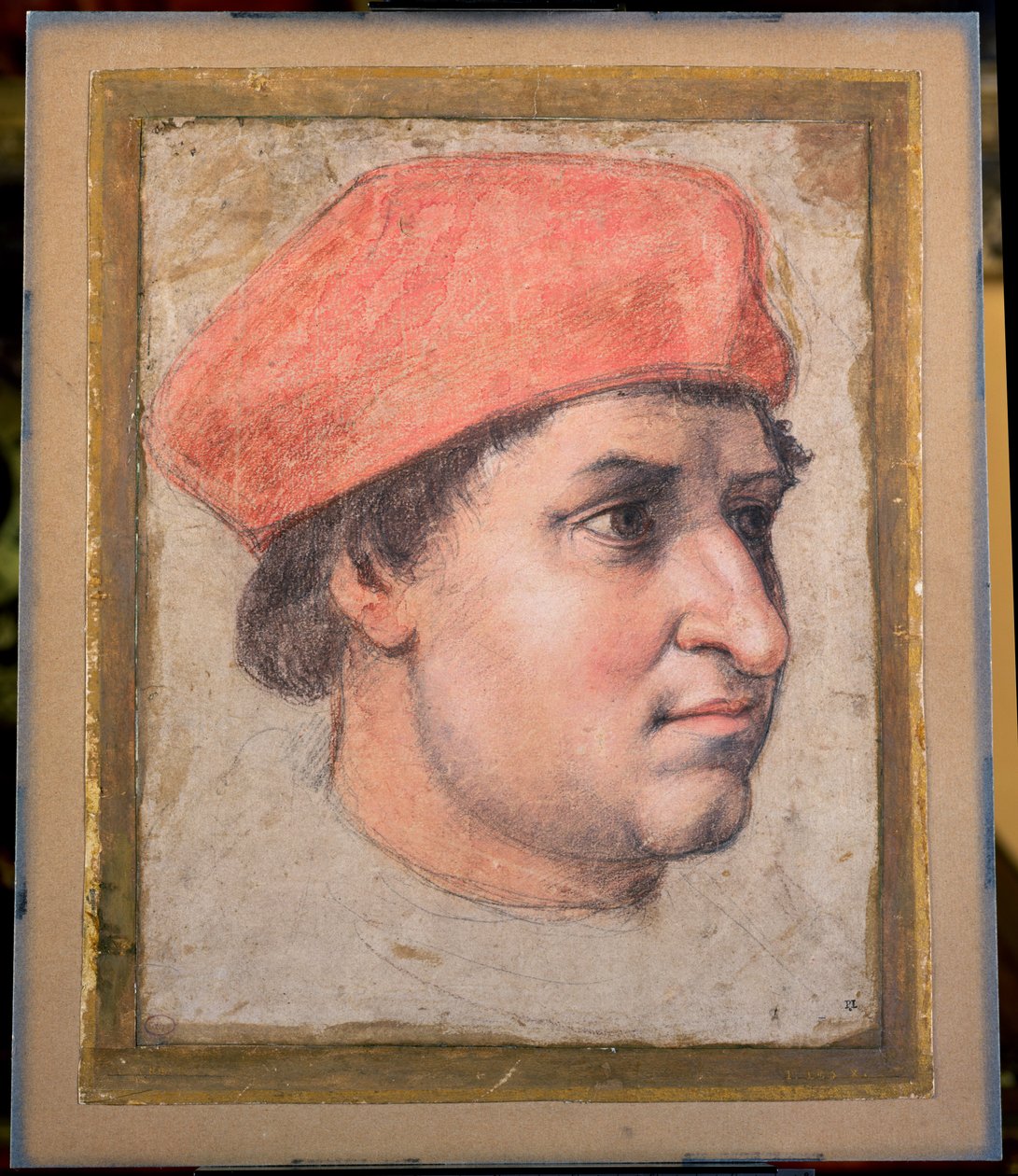 Portret kardynała, ok. 151320 (czarna, czerwona i biała kreda na papierze) autorstwa Raffaello Sanzio Raphael