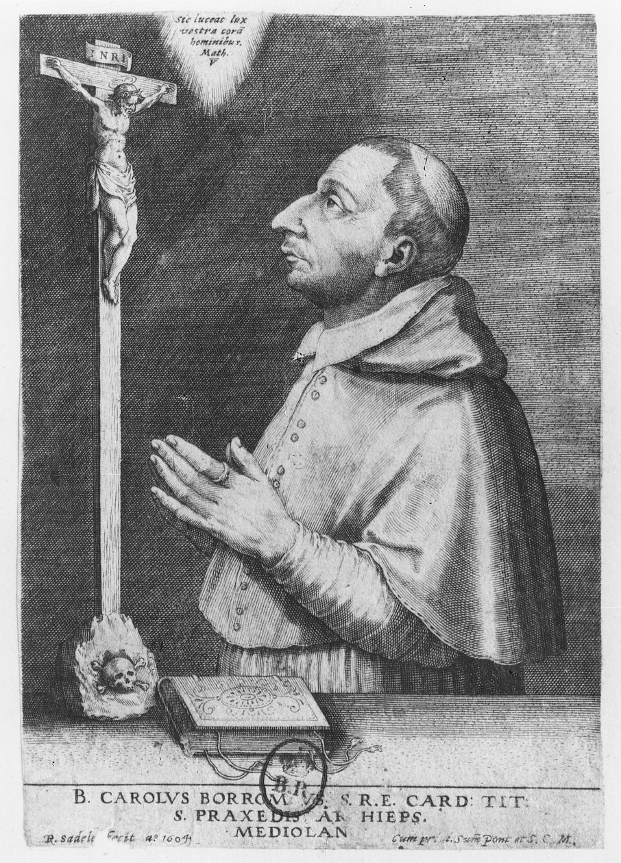 Karol Boromeusz autorstwa Raphael I Sadeler