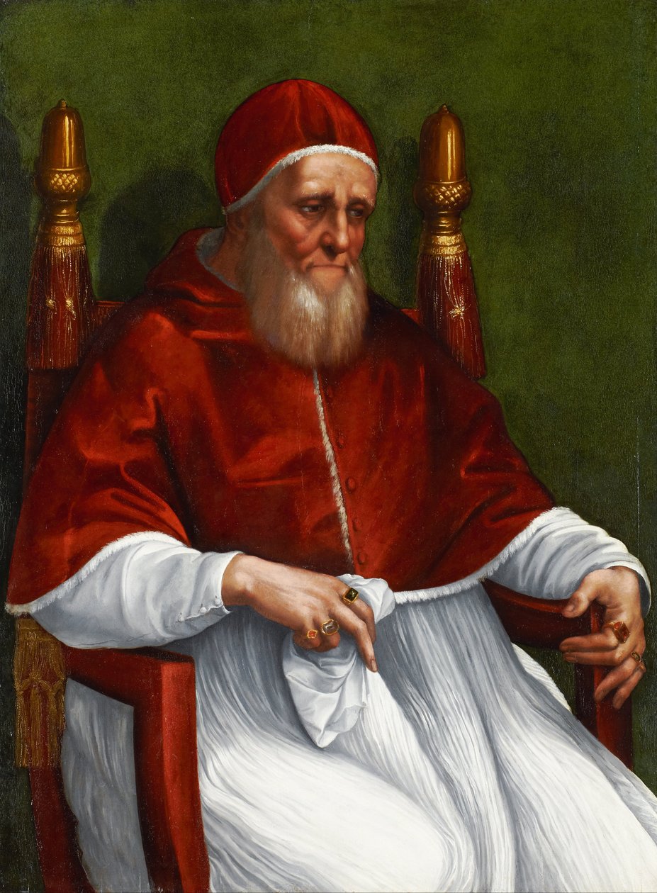 Portret papieża Juliusza II autorstwa Raphael (1483 1520) (& studio)