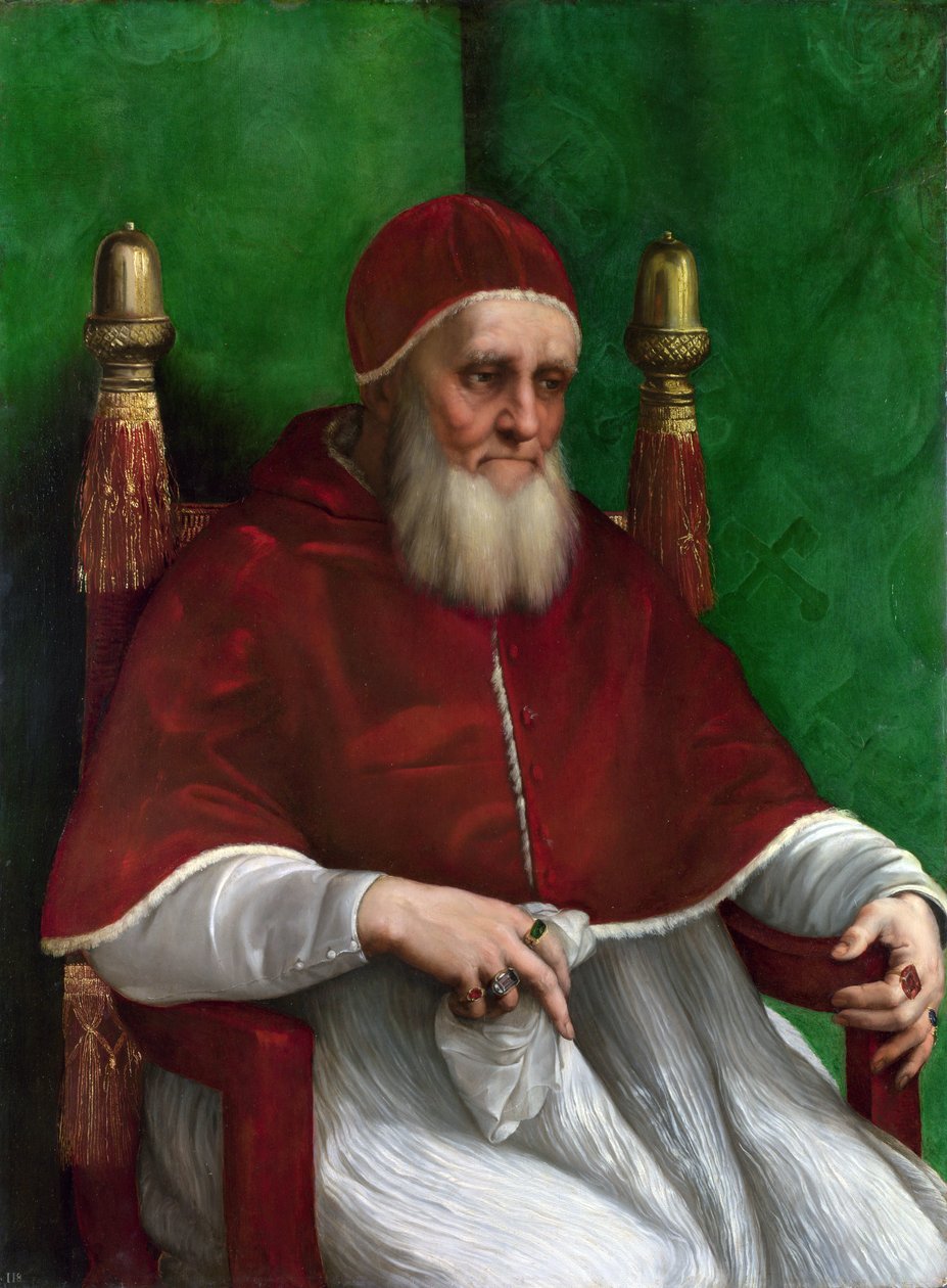 Portret papieża Juliusza II autorstwa Raphael