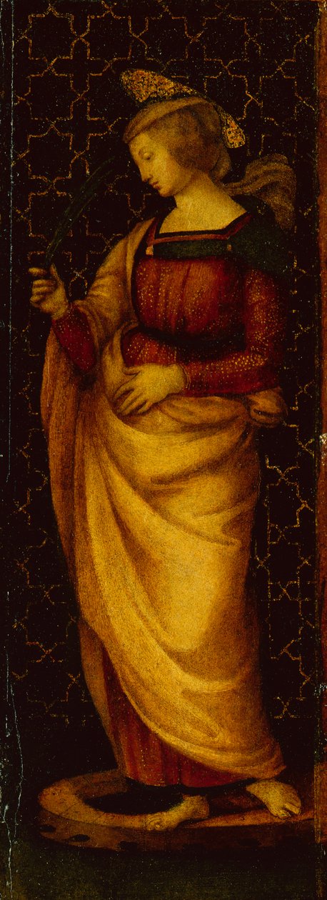 Św. Katarzyna Aleksandryjska (olej na płótnie) autorstwa Raphael