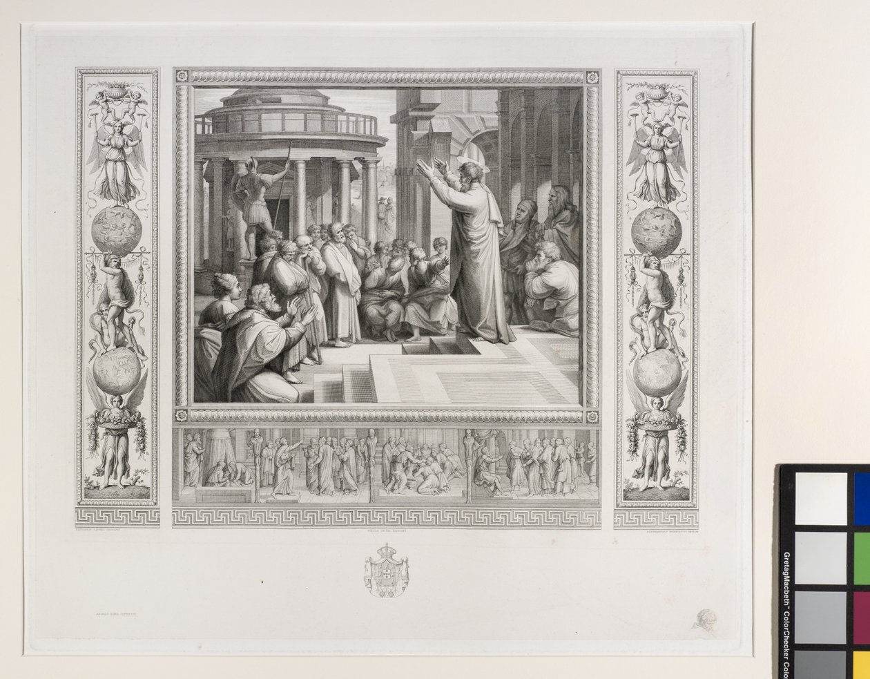 Paweł wygłaszający kazanie na Areopagu autorstwa Raphael (1483 1520) (after)