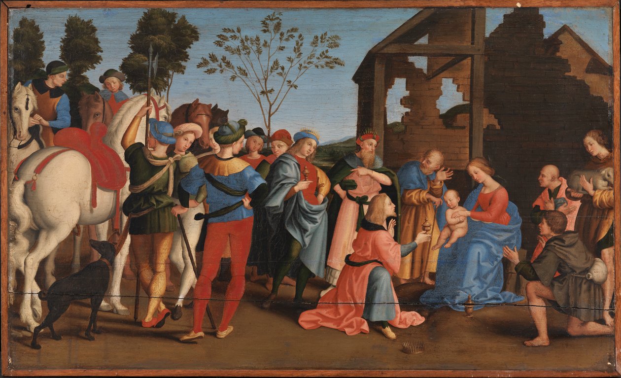 Adoracja królów autorstwa Raphael (1483 1520) (after)