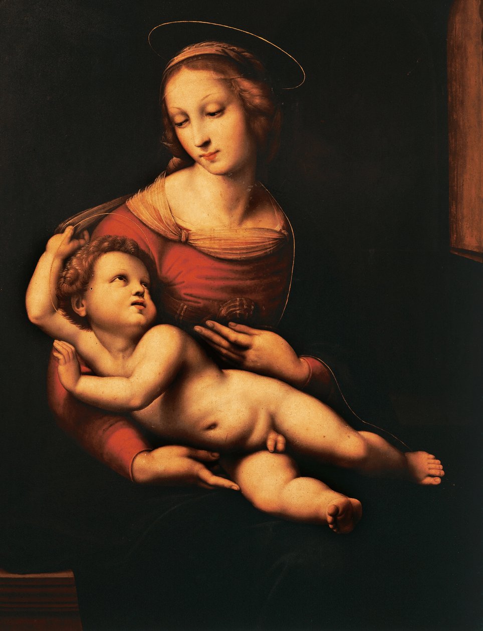 Madonna Bridgewater (Madonna z Dzieciątkiem) Raphaela Sanzio (1483-1520), olej na płótnie, 81x56 cm autorstwa Raphael (1483 1520)