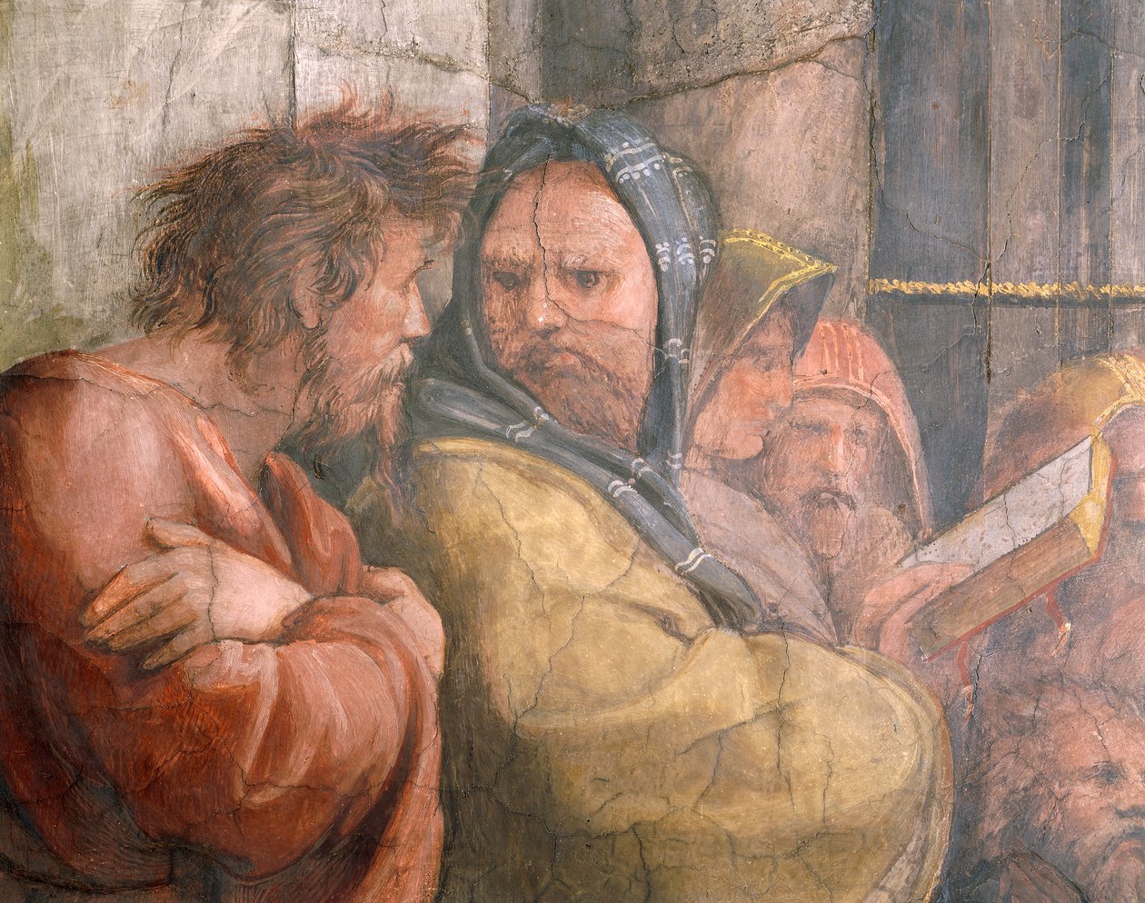 Wypędzenie Heliodora ze świątyni autorstwa Raphael (1483 1520)