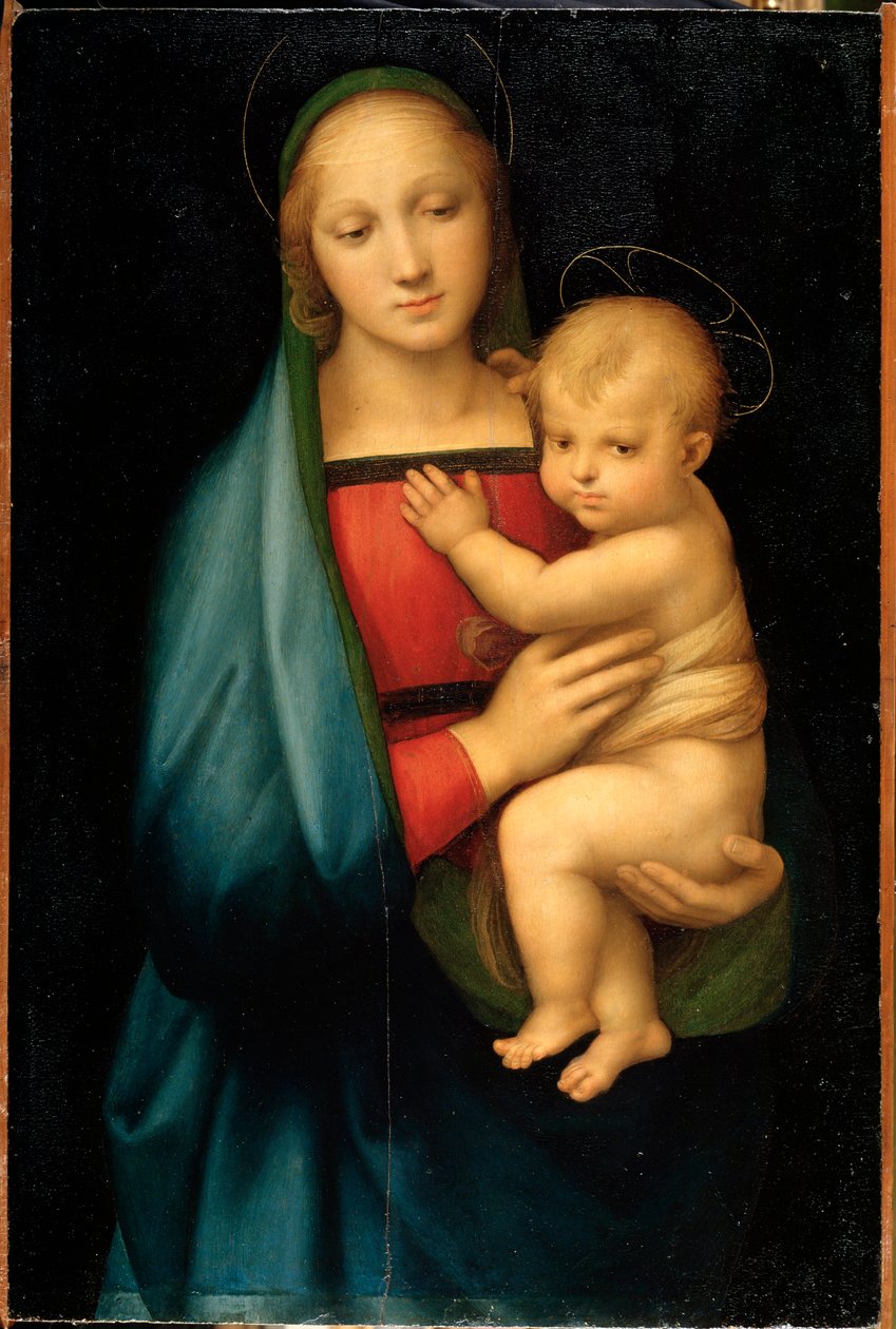 Madonna del Granduca - olej na drewnie, ok. 1504 autorstwa Raphael