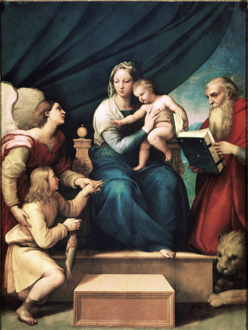 Madonna od Ryby (olej na pokładzie, ok. 1513) autorstwa Raphael
