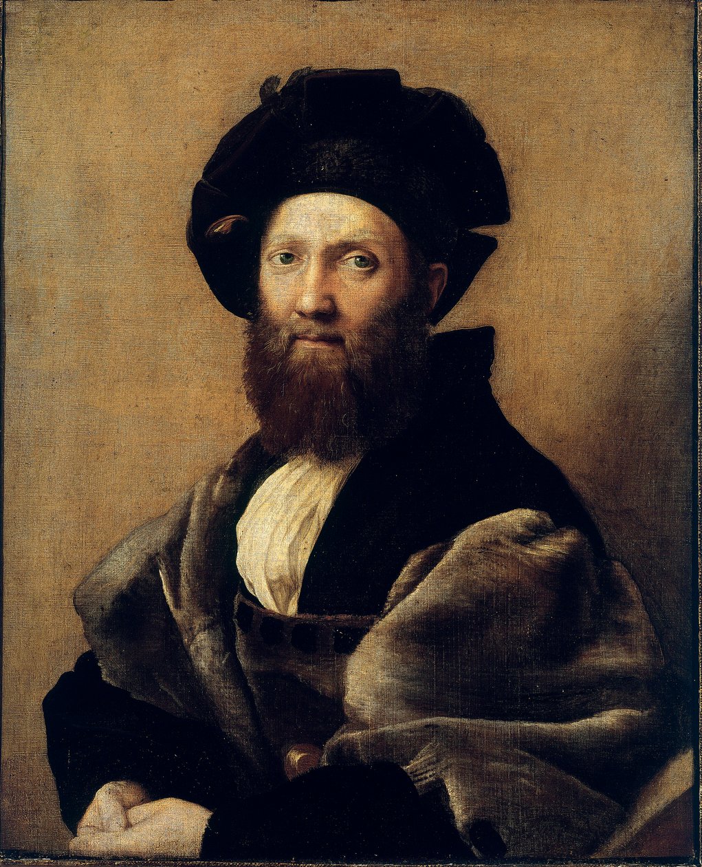 Portret Baldassare Castiglione (olej na płótnie) autorstwa Raphael