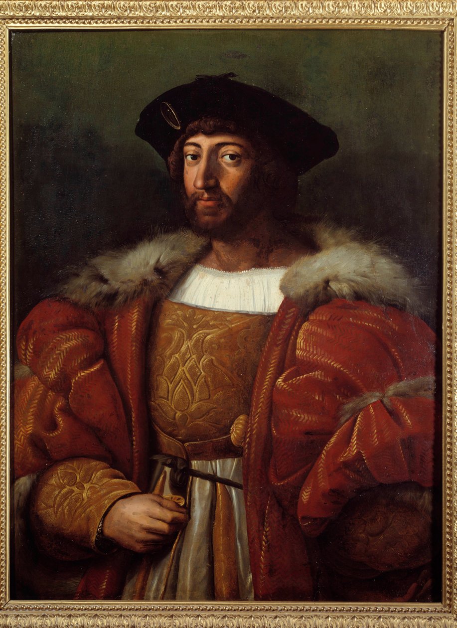 Portret Laurenta II de Medicis, księcia Urbino (Urbino) (1492-1519) (Lorenzo de Medici) Obraz Raffaello Sanzio dit Raphael (1483-1520) XVI wiek. Muzeum Montpellier Fabre autorstwa Raphael