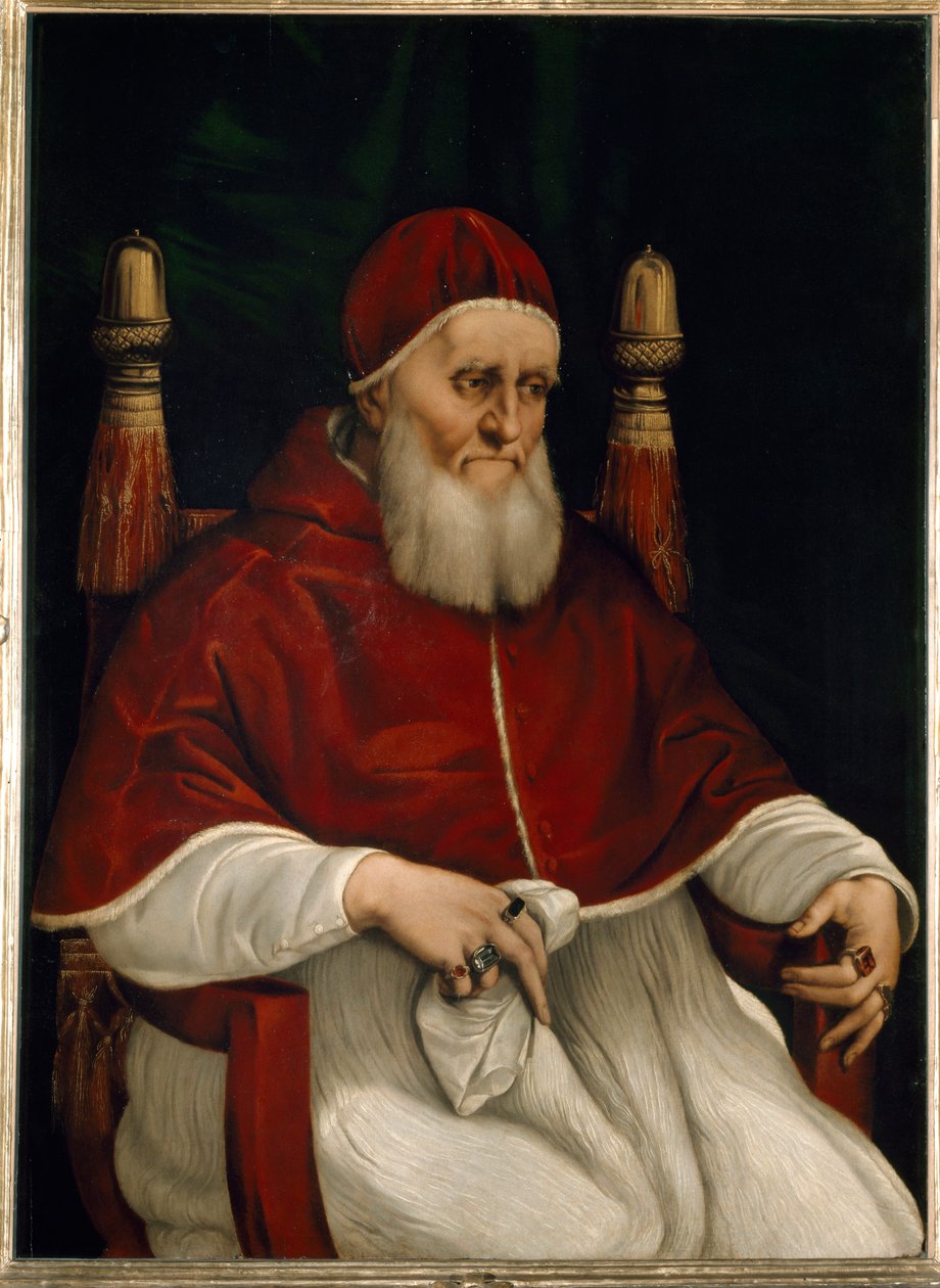 Portret papieża Juliusza II autorstwa Raphael