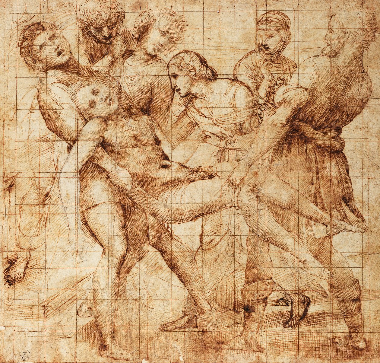 Studium do złożenia Pala Baglioni (ołtarz) autorstwa Raphael (1483 1520)