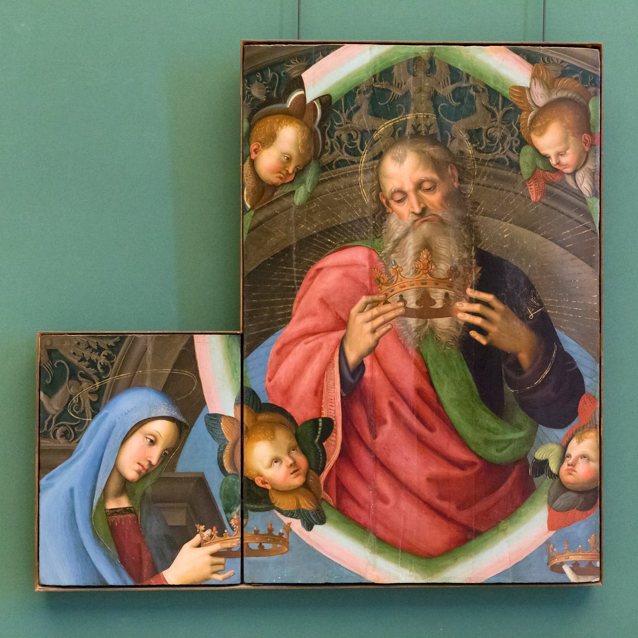 Ojciec Przedwieczny i Dziewica autorstwa Raphael (1483 1520)