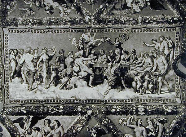 Wesele Kupidyna, z „Logii Kupidyna i Psyche” autorstwa Raphael