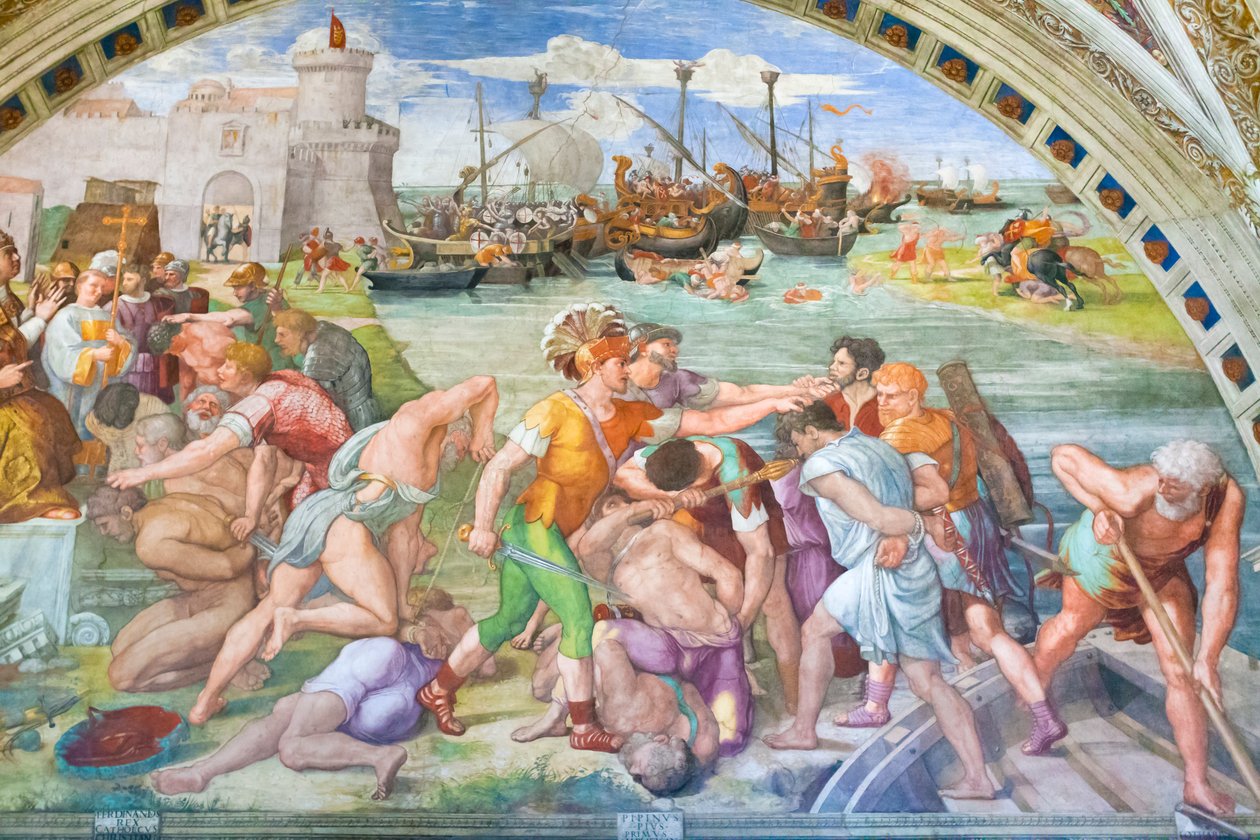 Bitwa pod Ostią autorstwa Raphael (1483 1520)