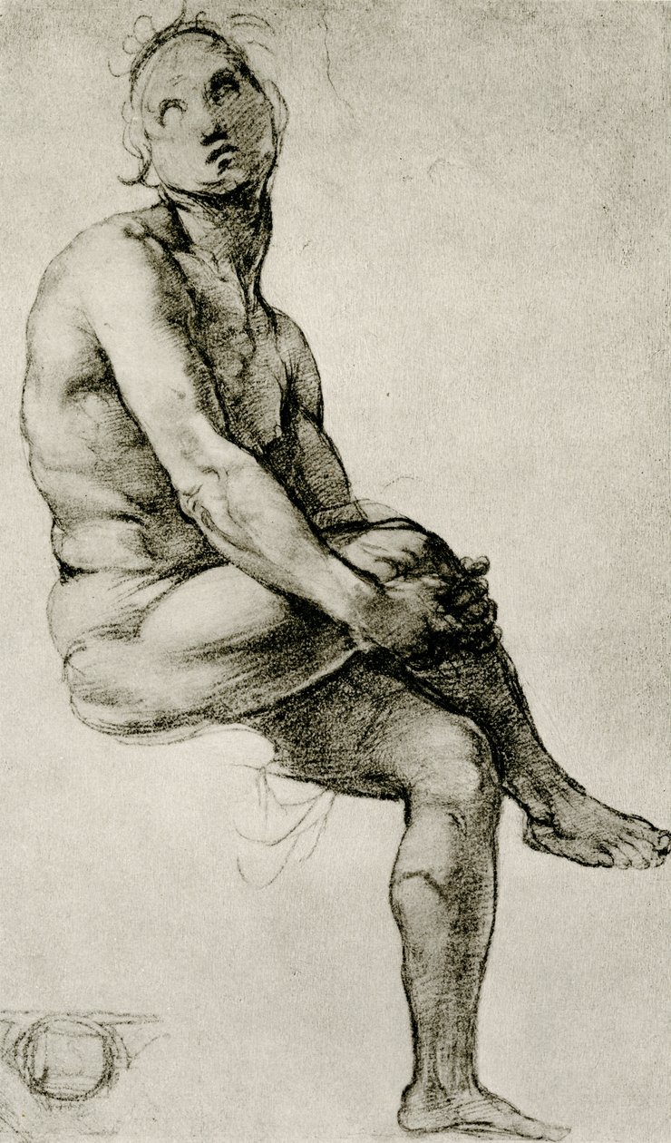 Adam autorstwa Raffaello Sanzio Raphael