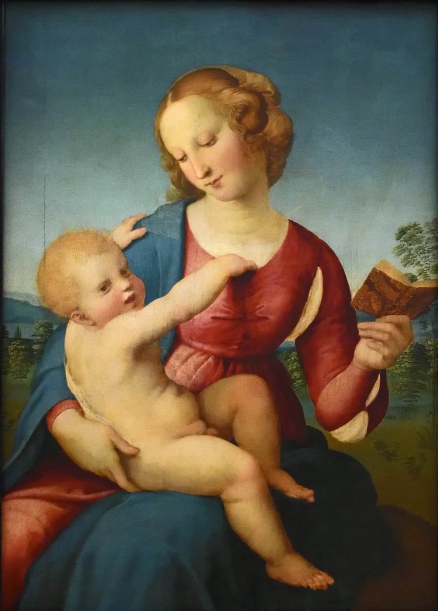 Niemiecki:  Maryja z Dzieciątkiem / Madonna Colonna Colonna Madonna autorstwa Raphael