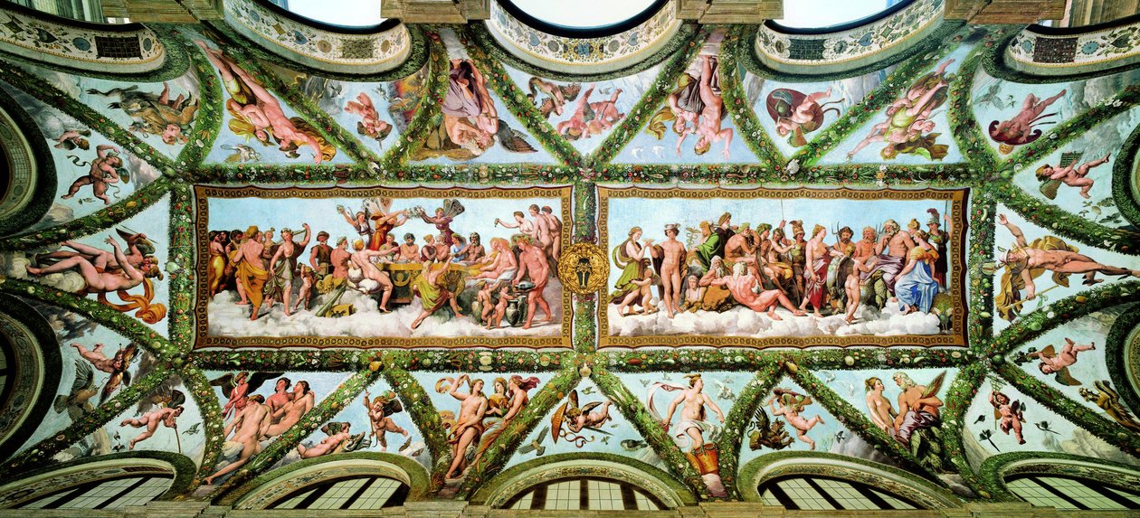 Loggia Kupidyna i Psyche, Villa Farnesina, 1517-1518. autorstwa Raphael