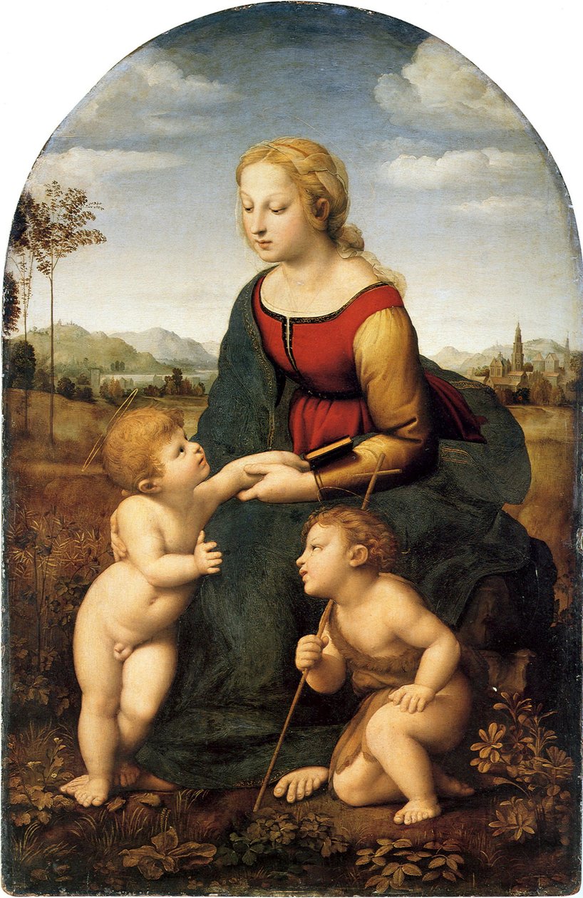 Madonna z Dzieciątkiem i św. Janem Chrzcicielem

Tytuł(y) alternatywny(e):  La belle jardinière autorstwa Raphael
