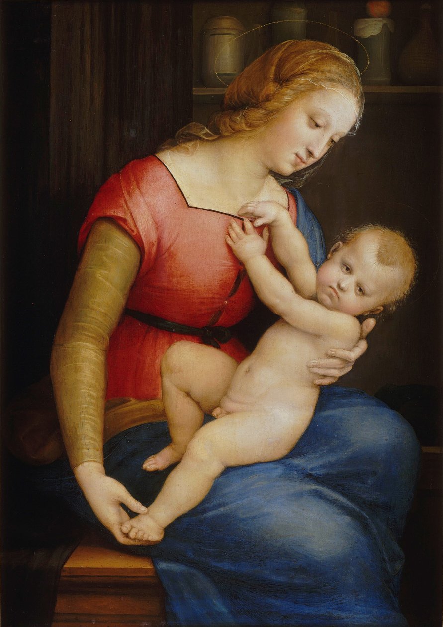 Madonna Orleańska, ok. 1506-1507 autorstwa Raffaello Sanzio Raphael