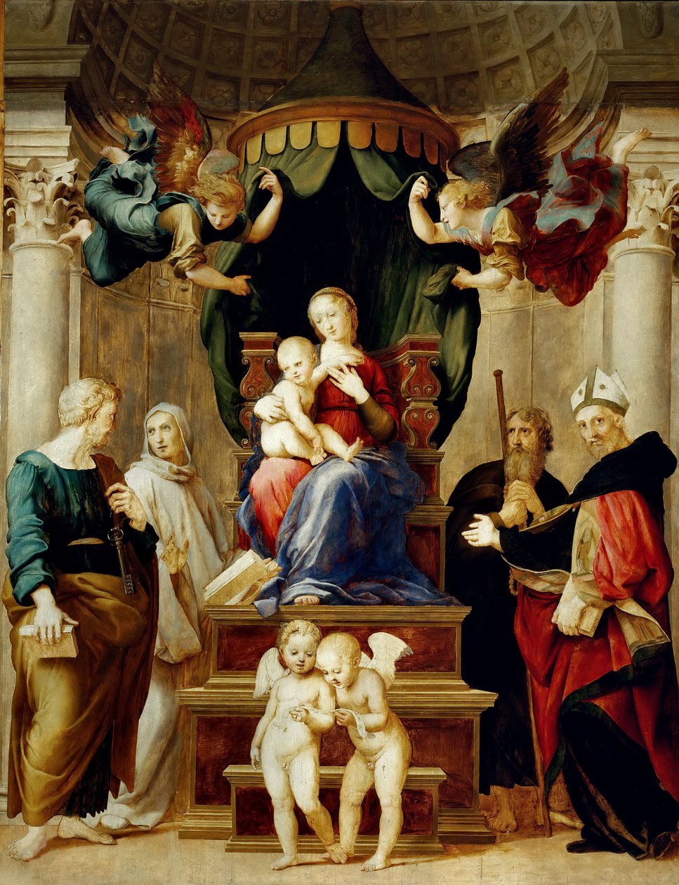 Madonna Baldacchino, ok. 1506-1508. autorstwa Raphael