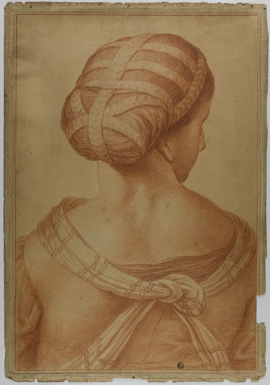 Muza widziana z tyłu autorstwa Raphael