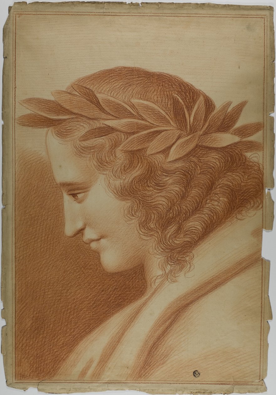 Poeta w koronie laurowej autorstwa Raphael