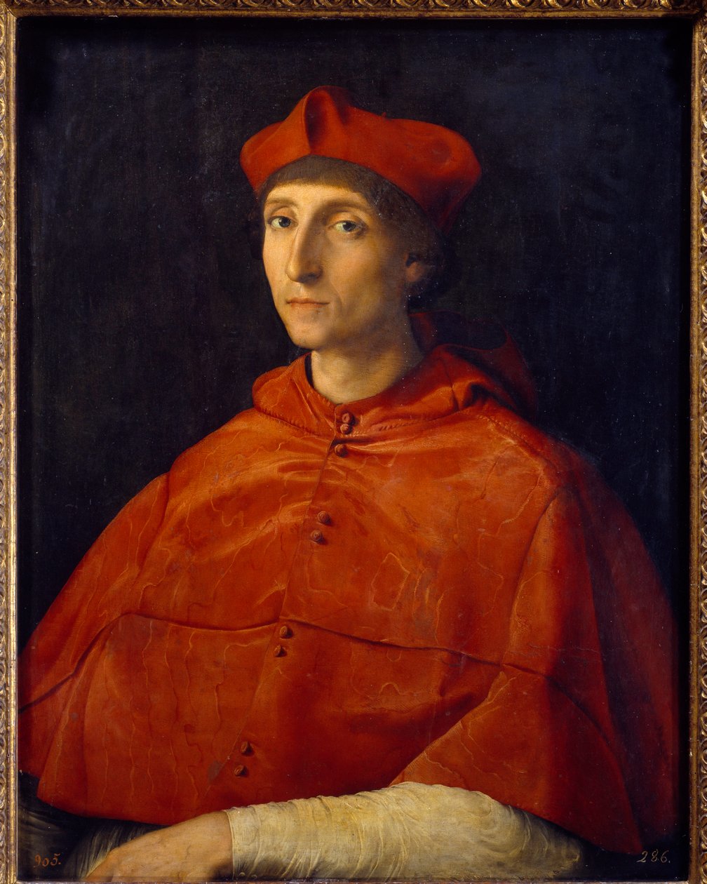 Portret kardynała - obraz Raffaello Sanzio dit Raphael autorstwa Raphael