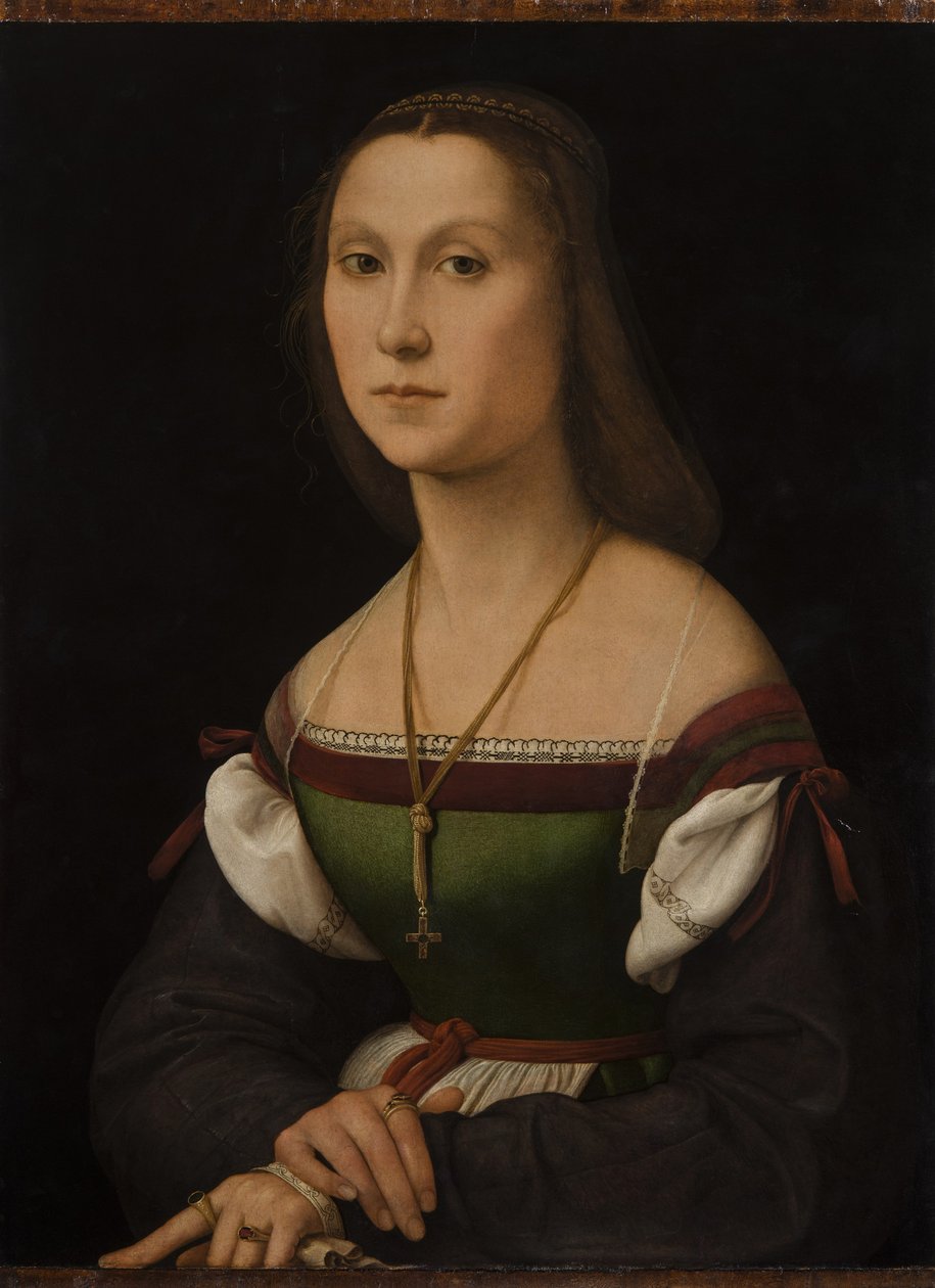 Portret młodej kobiety La Muta, ok. 1507. autorstwa Raphael