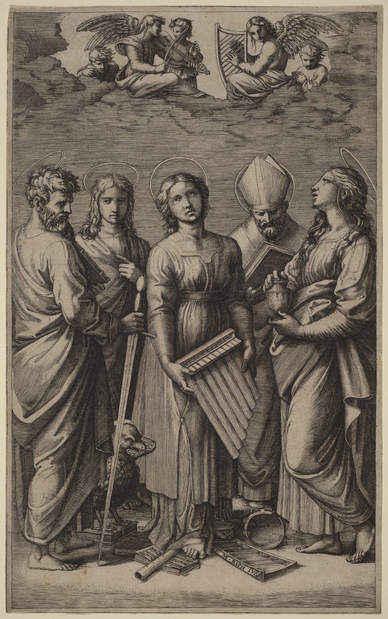 Święta Cecylia autorstwa Raphael