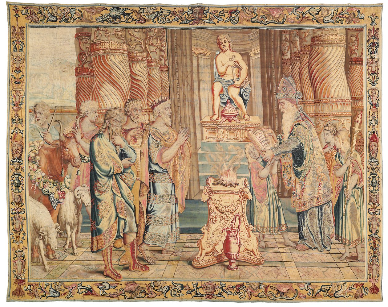 Gobelin mitologiczny, Paryż, 1661 autorstwa Raphael de la Planche