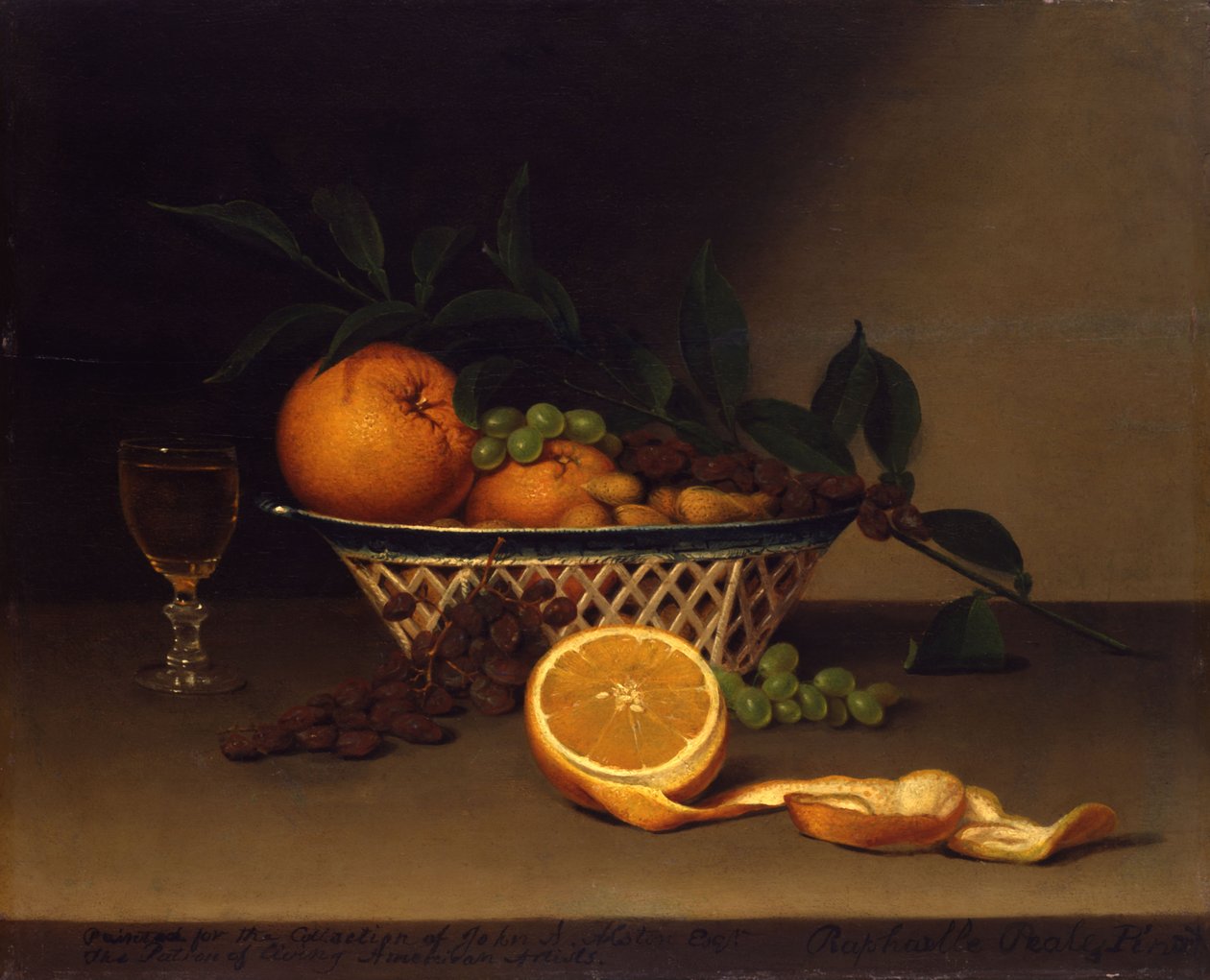 Martwa natura z pomarańczami autorstwa Raphaelle Peale