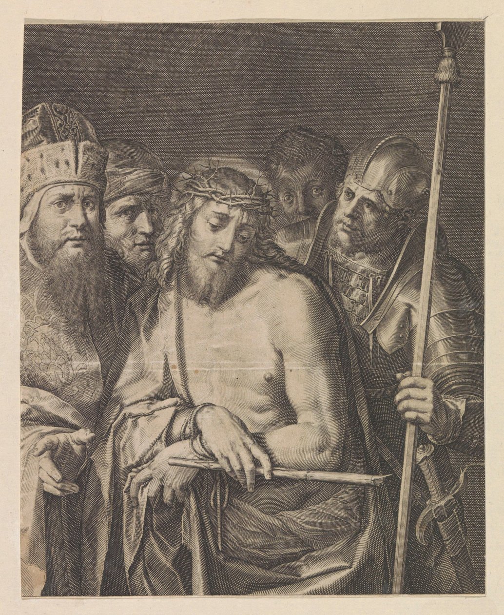 Spójrz na mężczyznę autorstwa Raphaël Sadeler (I)