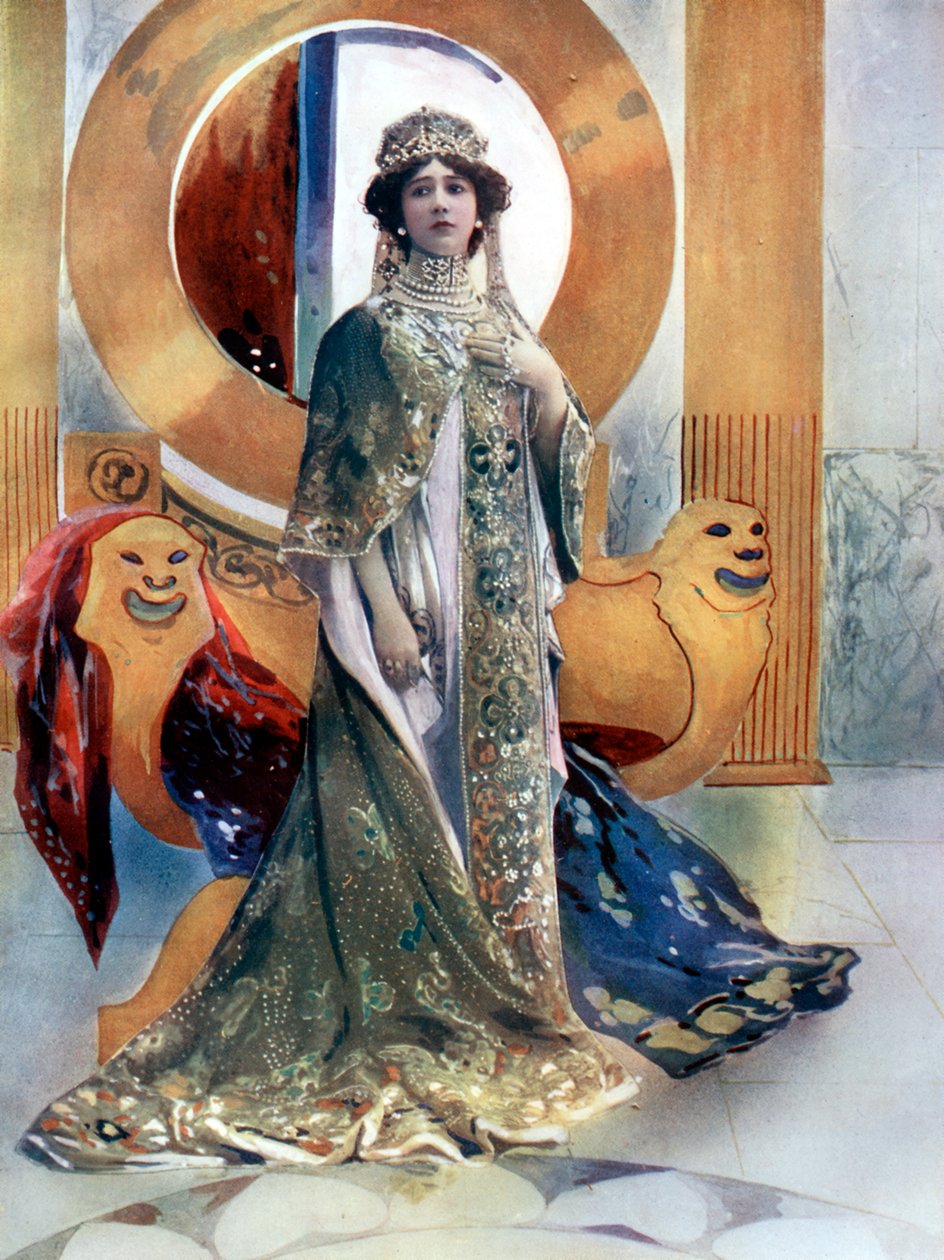 Madame Otero w Cesarzowej, c1902. autorstwa Rautlinger