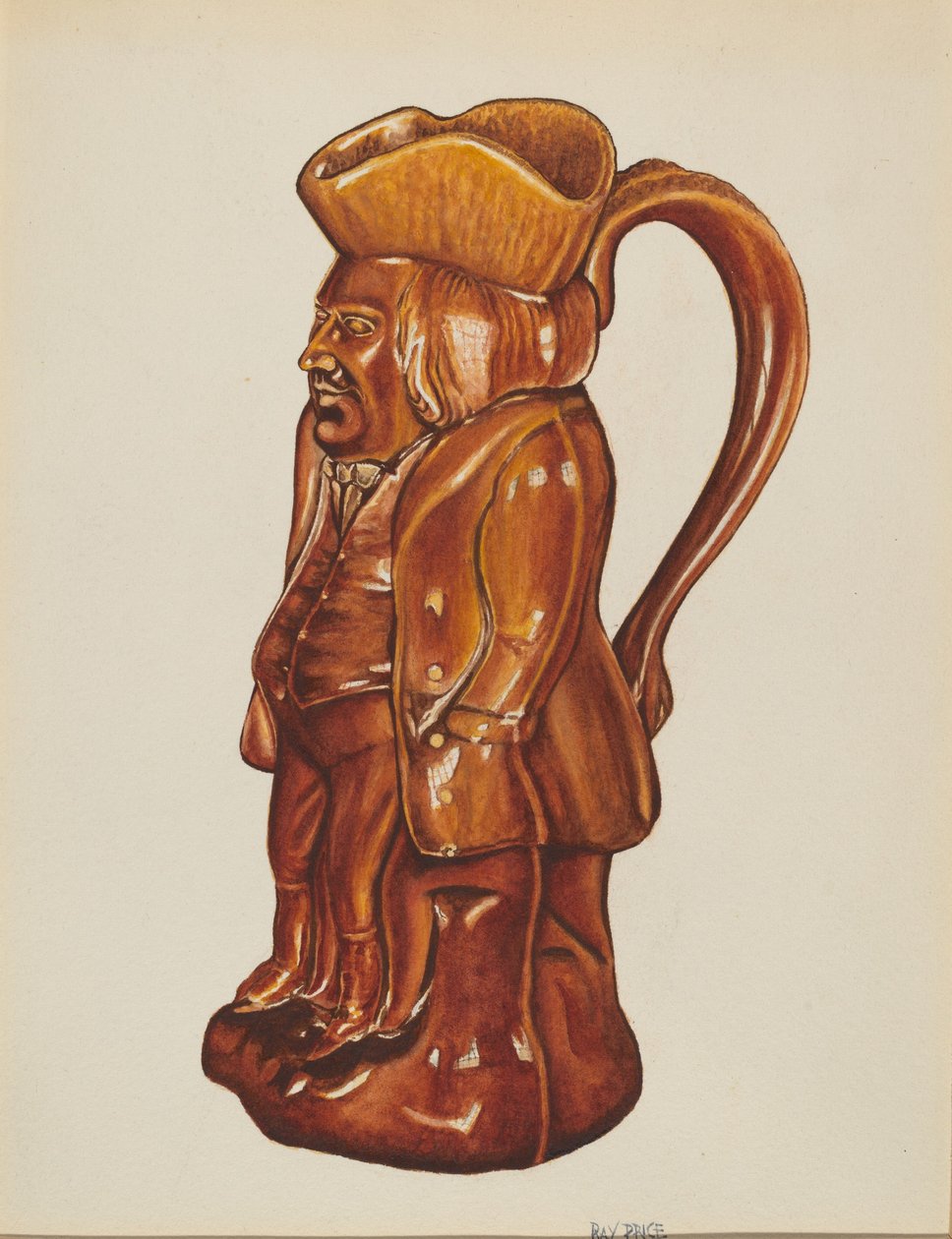 ceramiczny dzbanek autorstwa Ray Price