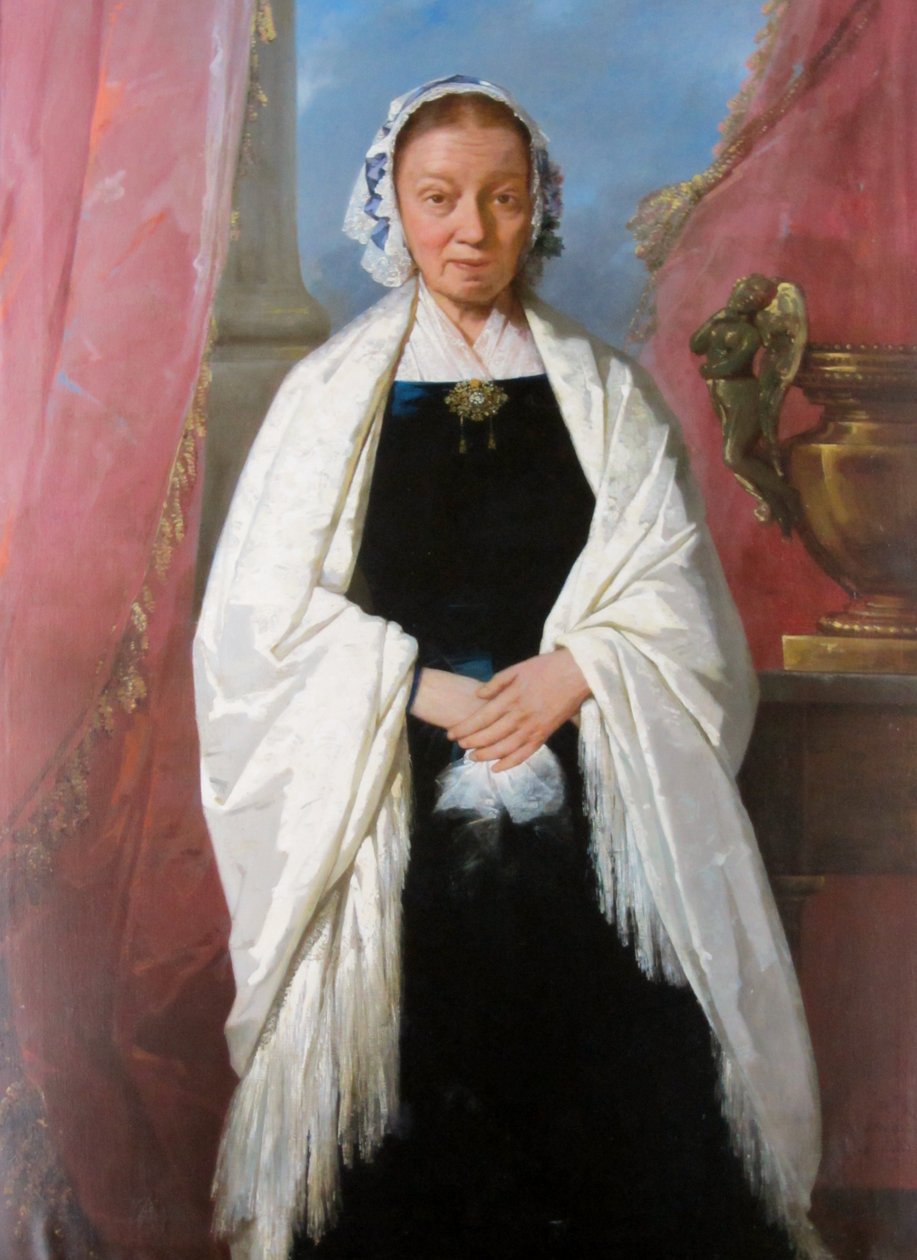 Barbara Molina i Agüero de Herrera autorstwa Raymond Auguste Quinsac Monvoisin