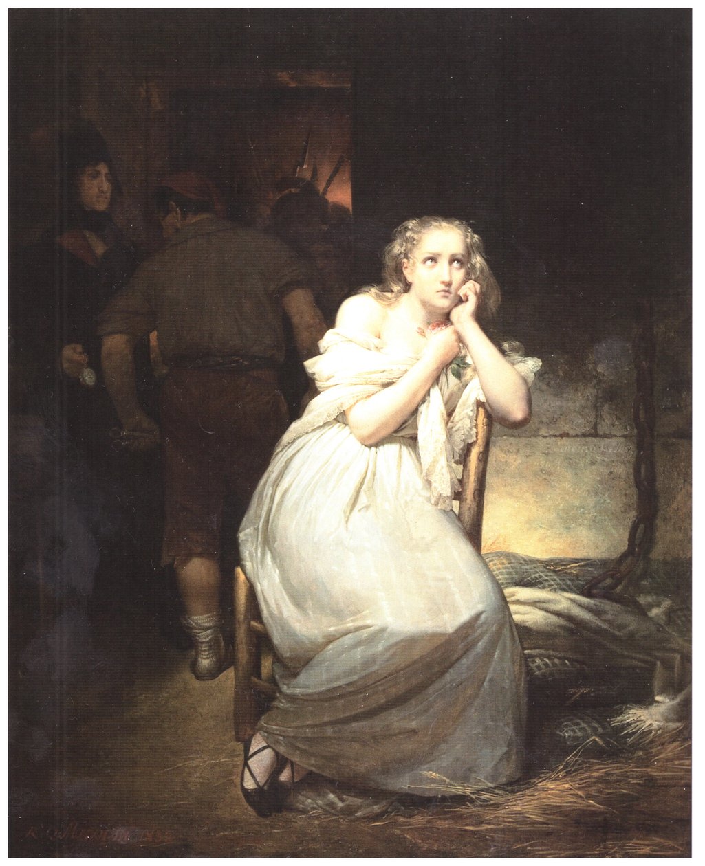 Carlota Corday autorstwa Raymond Auguste Quinsac Monvoisin