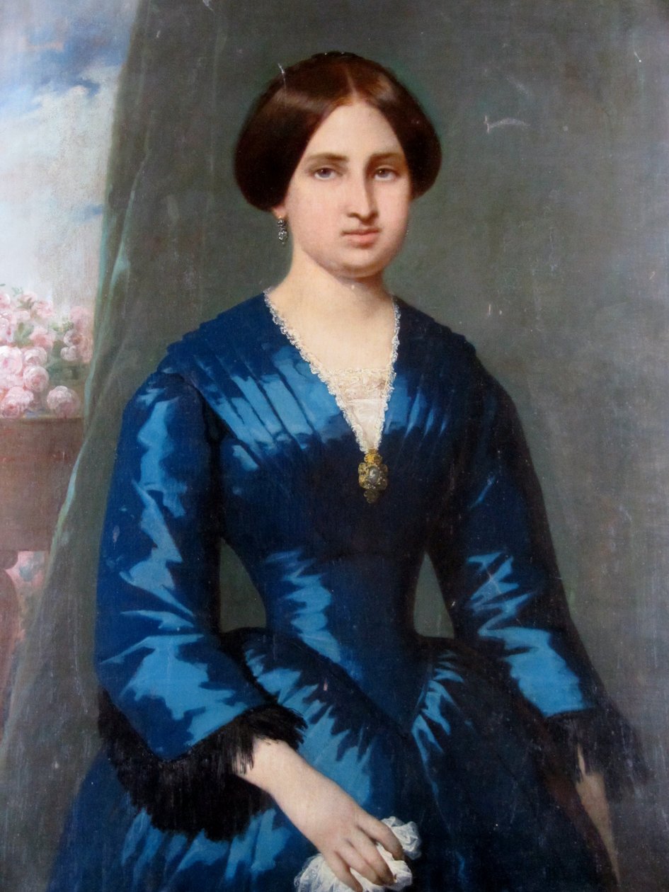 Pani Clorinda Rosales Bascuñán autorstwa Raymond Auguste Quinsac Monvoisin