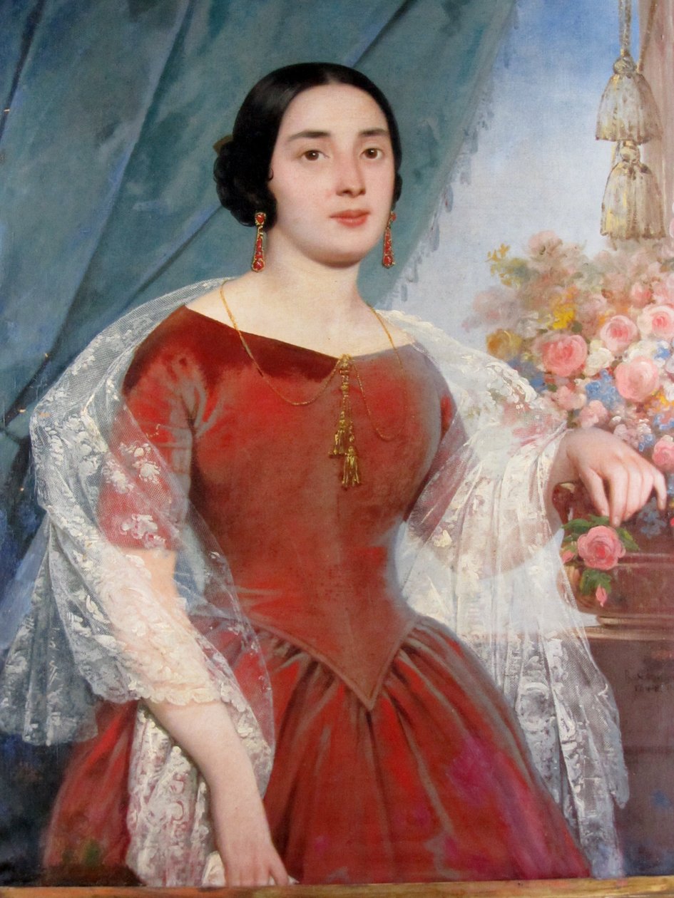 Pani Luiza Recabarren autorstwa Raymond Auguste Quinsac Monvoisin