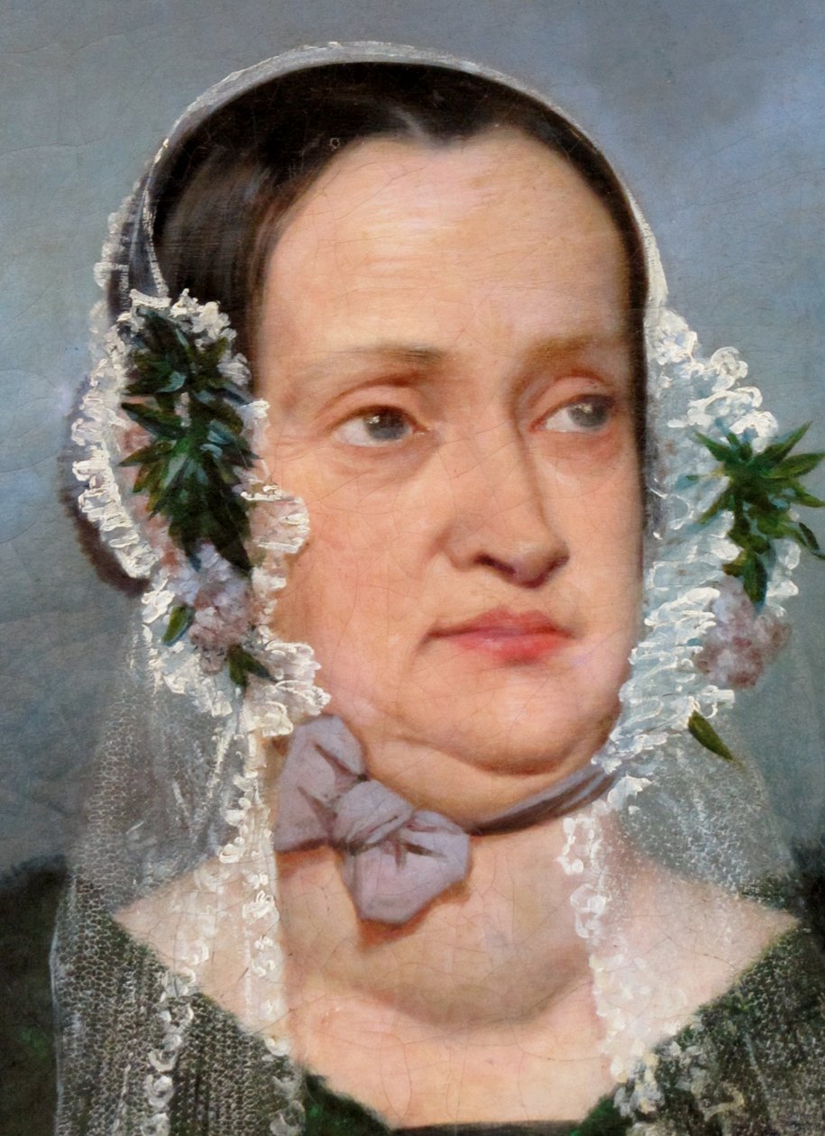 Doña Mercedez Rosales Larraín de Pérez autorstwa Raymond Auguste Quinsac Monvoisin