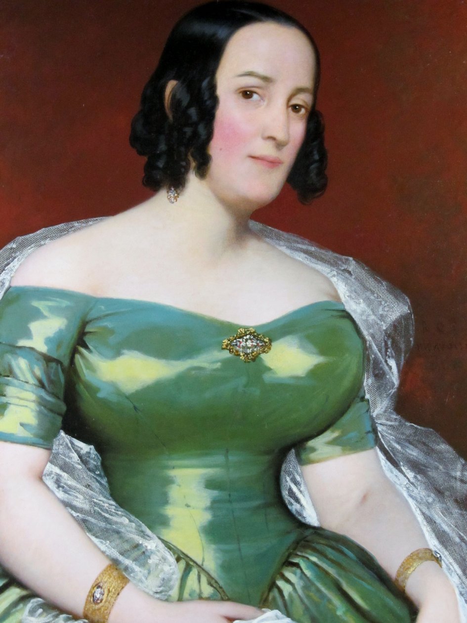 Doña Pilar Garfias del Fierro autorstwa Raymond Auguste Quinsac Monvoisin