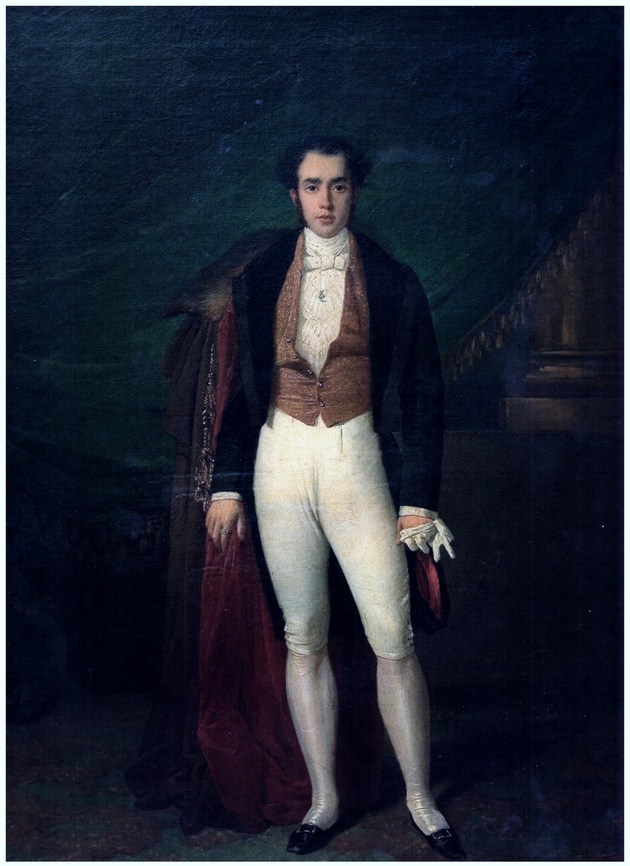 Portret José Manuela Ramireza Rosalesa autorstwa Raymond Quinsac Monvoisin