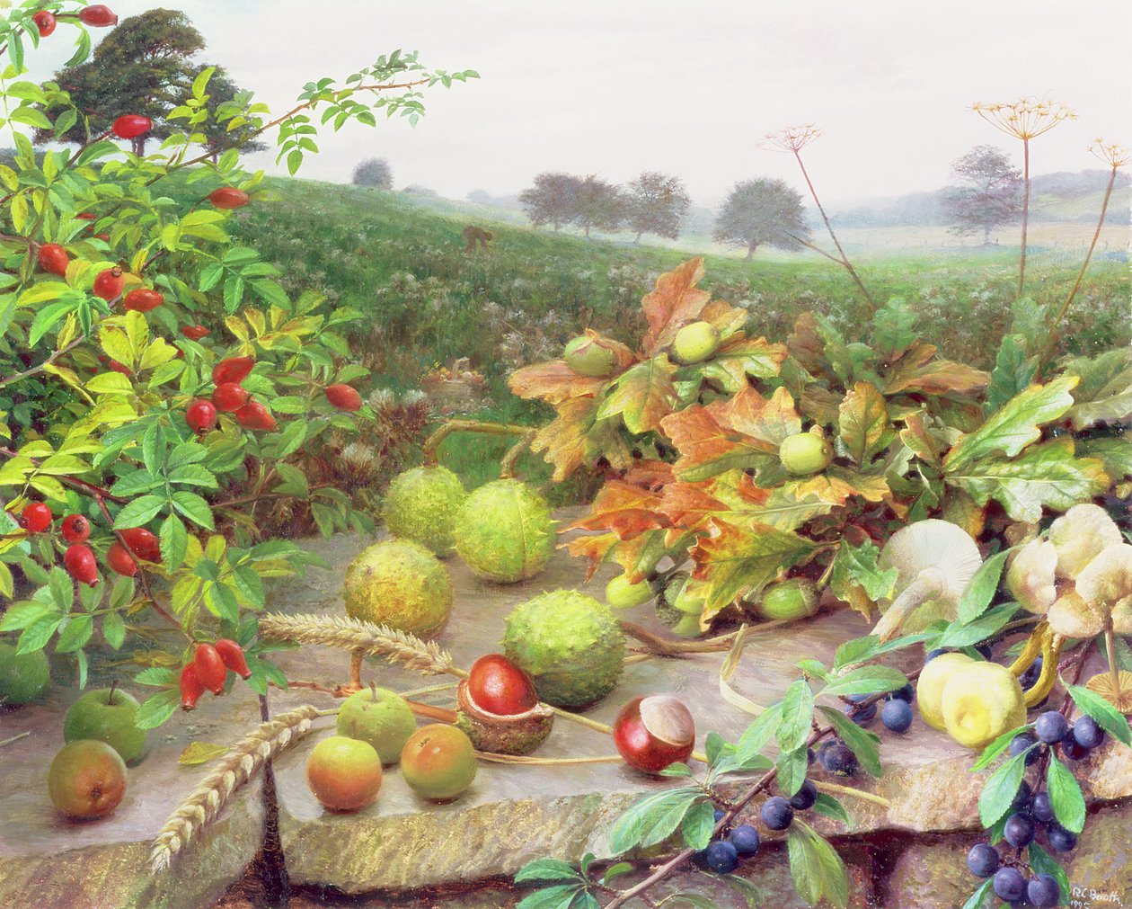 Zbieranie dzikich plonów autorstwa Raymond Booth