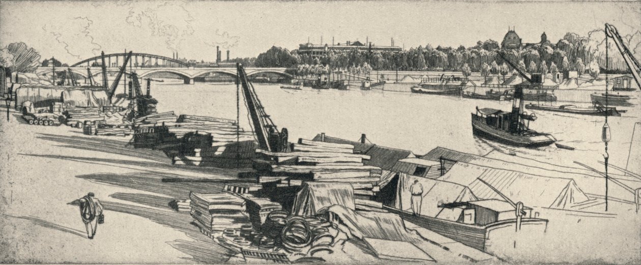 Port Henryk IV, 1915 autorstwa Raymond Ray Jones