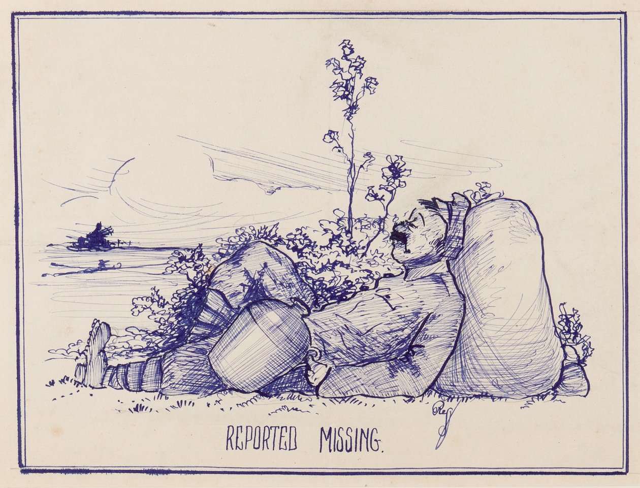 Zgłoszono zaginięcie, 1914-18 autorstwa Reg G. Preston